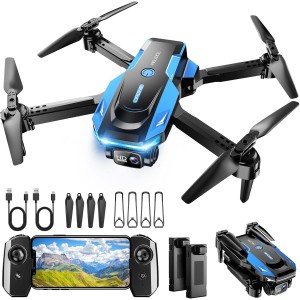 RELIDOL X62 Foldable Drone (Black & Blue)